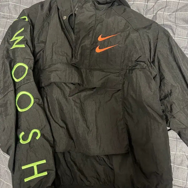 [BUNJANG] Nike Double Swoosh Windbreaker Jacket / 나이키 더블스우시 바람막이 M