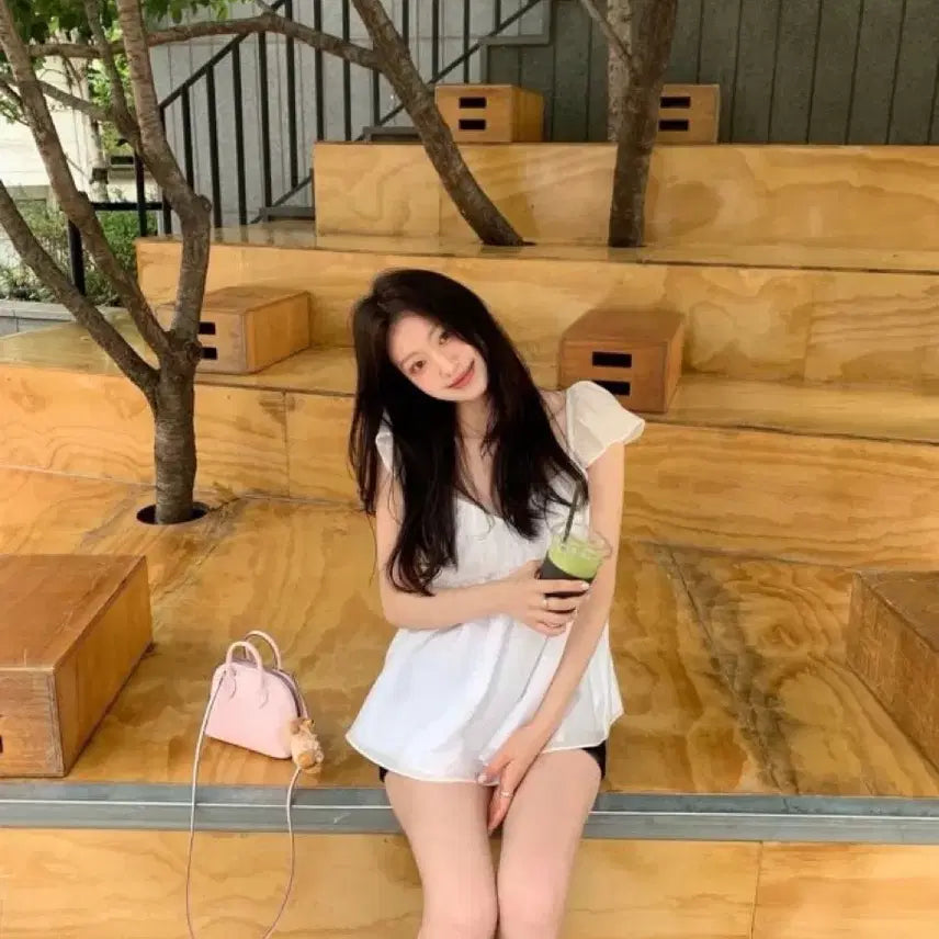 [BUNJANG] Le Plain Angel Blouse (Size M) / 새상품) 르플레인 엔젤 블라우스 M