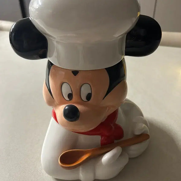 [BUNJANG] Mickey Mouse Ceramic Cookie Jar / 미키마우스 세라믹 쿠키자