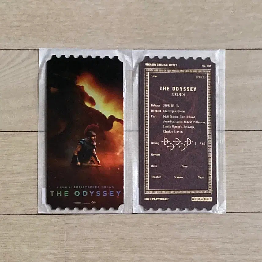 [BUNJANG] Odyssey Original Ticket / Gwangum Poster / [오디세이] 오리지널티켓/광음 포스터