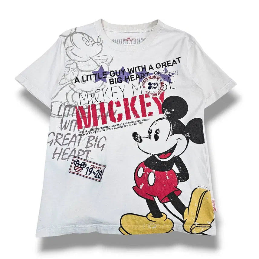 [BUNJANG] Disney White Mickey Mouse T-Shirt / M Disney 디즈니 화이트 미키마우스 티셔츠