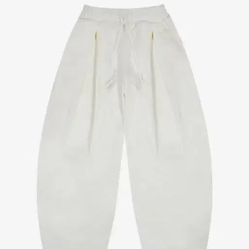 [BUNJANG] LunaKifu Dot Pintuck Sweat Balloon Pants (Ivory) / 루나키후 도트 핀턱 스웻 벌룬 팬츠 (IVORY)
