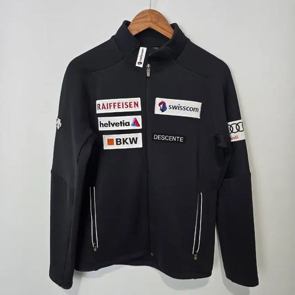 [BUNJANG] Descente Swiss Ski Jacket Black / 데상트 스위스 동계 스포츠 의류 재킷 블랙