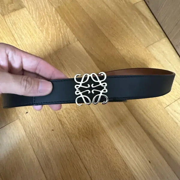 [BUNJANG] Loewe 28mm Leather Belt Size 85 / 로에베 가죽 벨트 28mm. 사이즈85