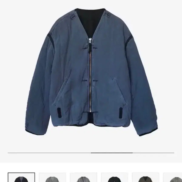 [BUNJANG] Politeru Liner Jacket Blue Black Size 3 / 폴리테루 라이너 자켓 블루블랙 3사이즈