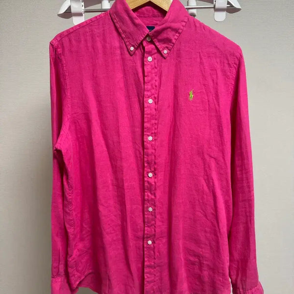 [BUNJANG] Polo Ralph Lauren Linen Shirt - Size L / 폴로 랄프로렌 린넨 셔츠 L사이즈