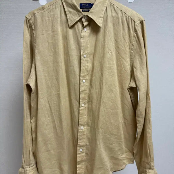 [BUNJANG] Polo Ralph Lauren Linen Shirt Size L / 폴로 랄프로렌 린넨 셔츠 L사이즈