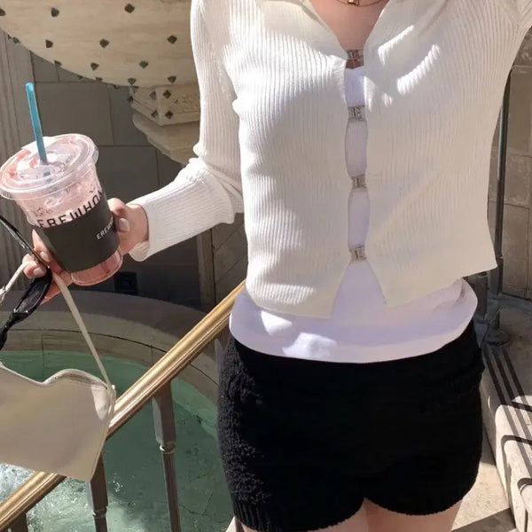 [BUNJANG] Le Plain Capri Knit Pants / 르플레인 카프리 니트 팬츠