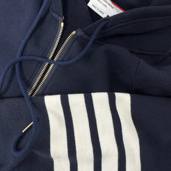 [BUNJANG] Thom Browne 4-Bar Zip-Up Hoodie Size 5 / [정품] 톰브라운 4-바 후드집업 5사이즈