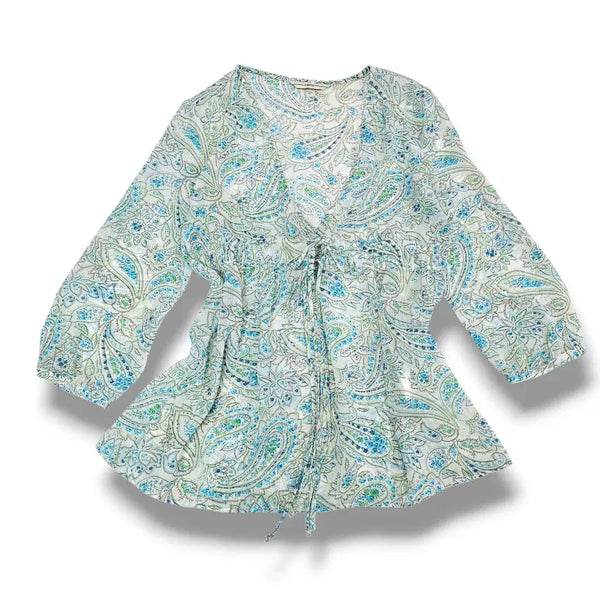 [BUNJANG] F Paisley Top Blouse / F  PaisleyTop 페이즐리 블라우스