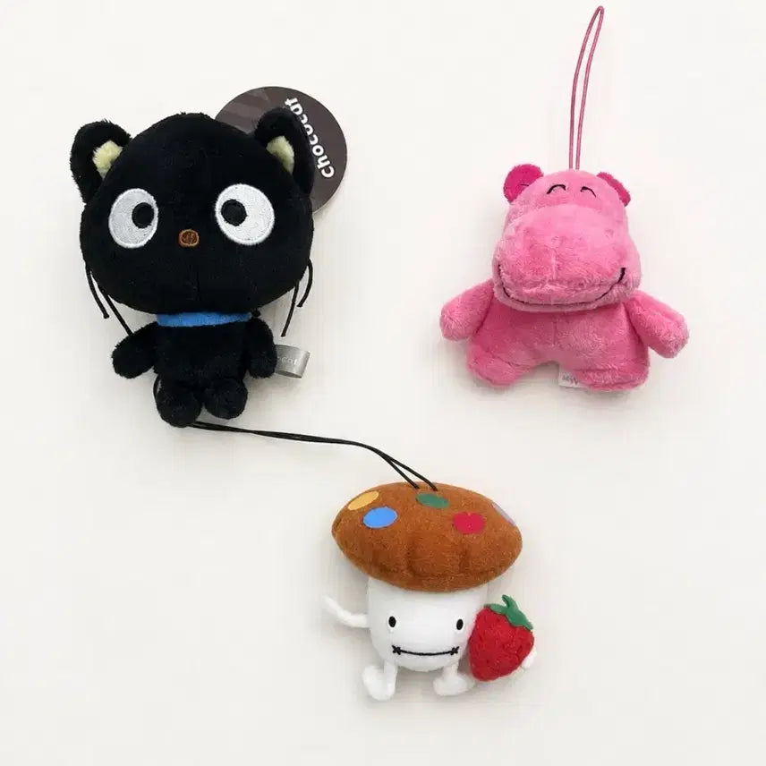 [BUNJANG] Chococat, Tabekodoubutsu, Docomomo Doll Keyring / 초코캣, 타베코도부츠, 도코모 인형 키링