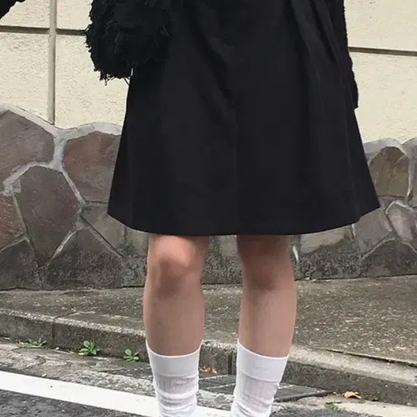 [BUNJANG] Anyone More Black Skirt / 에이블리 애니원모어 검은색 스커트
