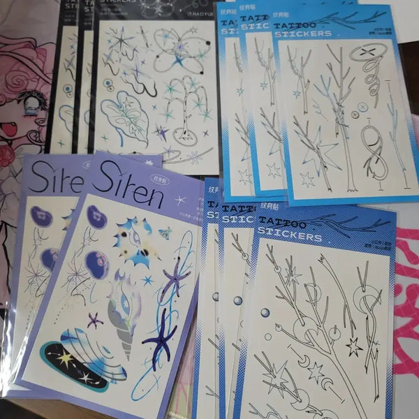 [BUNJANG] Tattoo Sticker Set / 타투 스티커 세트