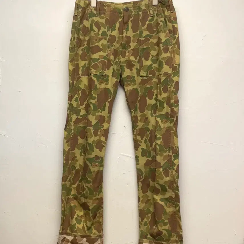 [BUNJANG] Pherrow's Baker Duck Hunter Camo Fatigue Pants / 페로우즈 베이커 덕 헌터 카모 퍼티그 팬츠