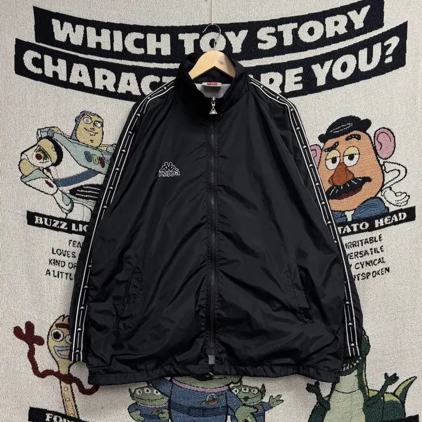 [BUNJANG] Kappa 90s Big Logo Sideline Windbreaker Jacket (L) / [L] 90s 카파 빅로고 사이드라인 바람막이