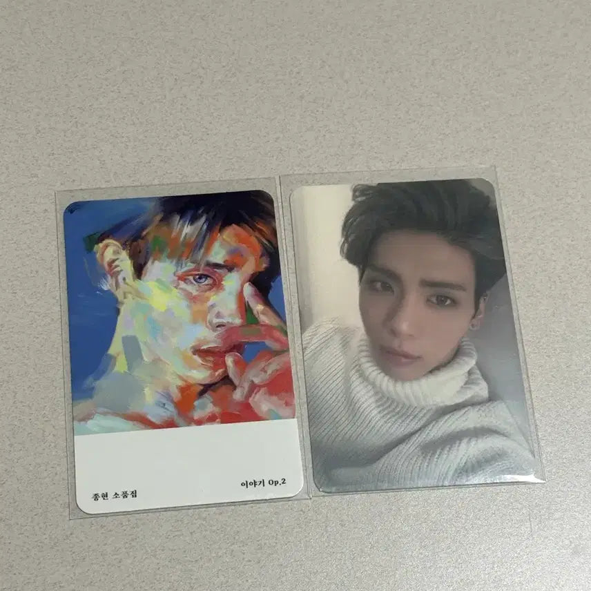 [BUNJANG] Jonghyun 'Poetry Fund' Base Photocard Bundle Set / 샤이니 종현 소품집 베이스 포카 일괄 양도