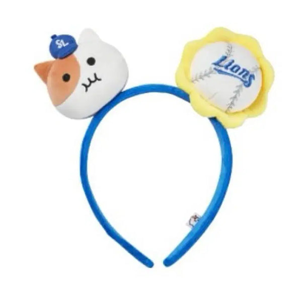 [BUNJANG] Samsung Lions Squeezable Headband / 삼성라이온즈 쫀냐미 머리띠