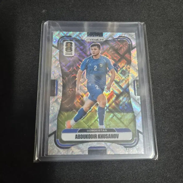 [BUNJANG] Abdulkhodir Khusanov 2026 Panini World Cup Prizm Celestial Lattice Soccer Card / [축구 카드] 우즈베키스탄 압둘코디르 후사노프 프리즘