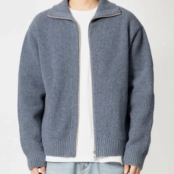 [BUNJANG] Holissun Marshall Full Zip-up Multi Blue L Size / 홀리선 마르쉘 풀 집업 멀티 블루 L사이즈