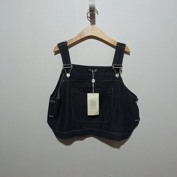 [BUNJANG] Ririncou Women's Denim Suspender Top T-shirt 3 / 새상품) 리리앤코 여성 멜빵 데님 탑 티셔츠3 (26A1950)