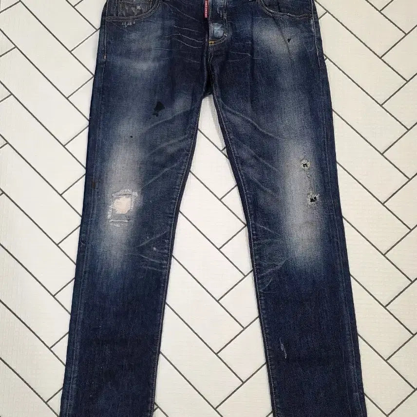 [BUNJANG] Dsquared2 Baseball Jeans / [정품] 디스퀘어드2 야구진 청바지.  싸이즈 35.