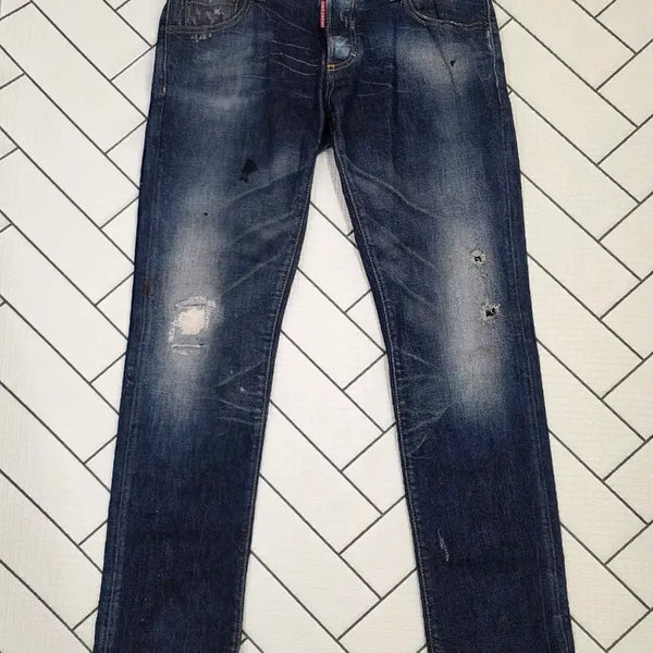[BUNJANG] Dsquared2 Baseball Jeans / [정품] 디스퀘어드2 야구진 청바지.  싸이즈 35.