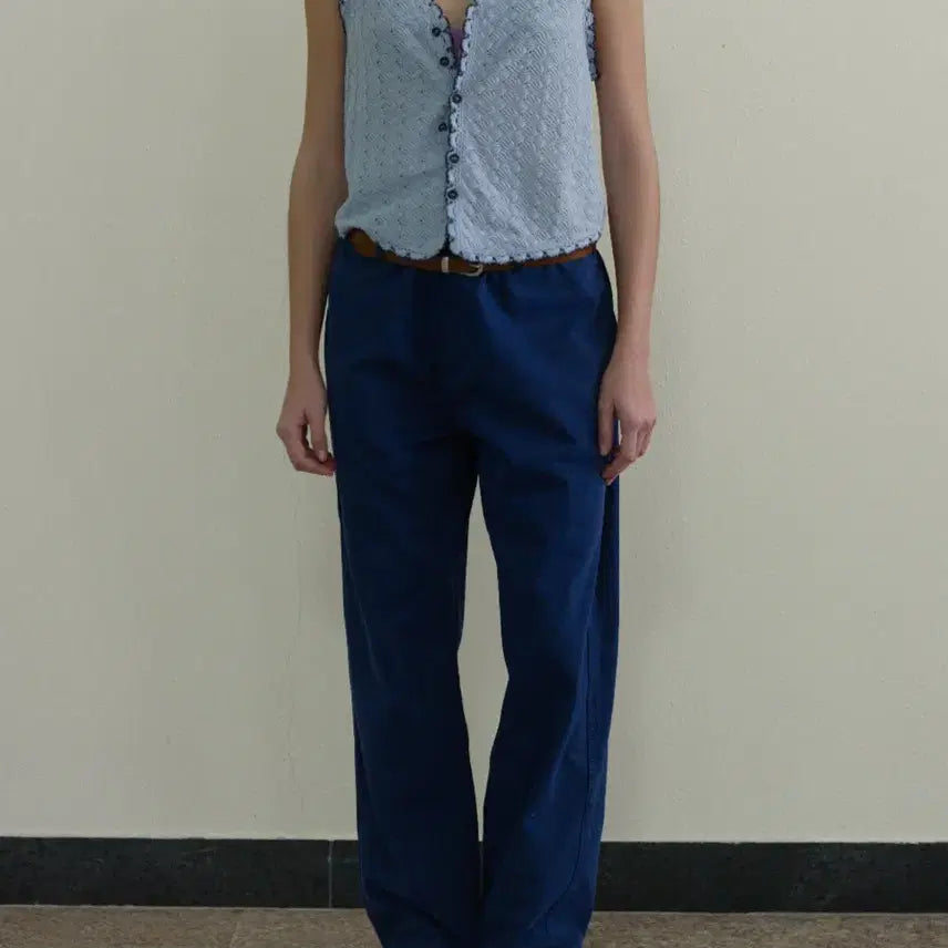 [BUNJANG] Via Plain Curly Pocket Pants / 비아플레인 컬리포켓팬츠
