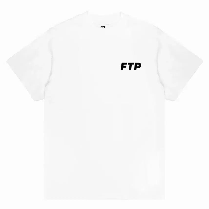 [BUNJANG] FTP Flocked Tee White L / FTP Flocked Tee 화이트 L