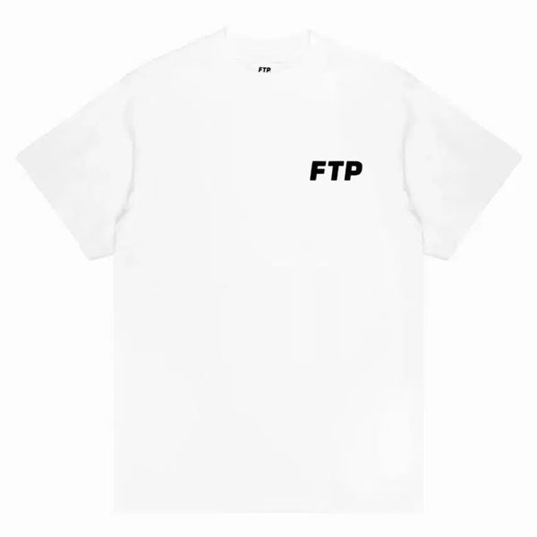 [BUNJANG] FTP Flocked Tee White L / FTP Flocked Tee 화이트 L