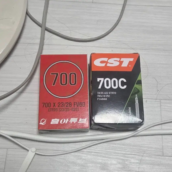 [BUNJANG] Heung-A / CST 700C Bicycle Inner Tube (48mm Valve) / 700C 700x18/25C 튜브 / 흥아튜브 700x23/28 FV