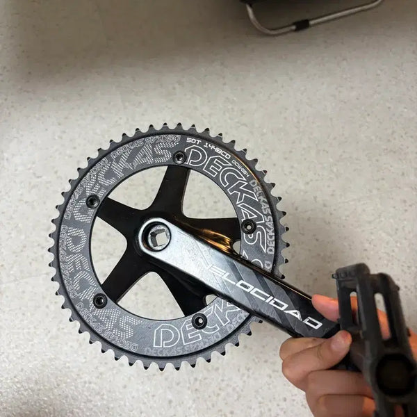 [BUNJANG] Velosidad Crankset + Deckas Chainring 50T / 벨로시닷 크랭크 + 데카스 체인링 50t