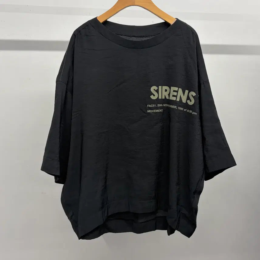 [BUNJANG] System Women's Oversized Fit Short Sleeve Blouse Top / 시스템 여성 오버핏 블라우스 탑 66