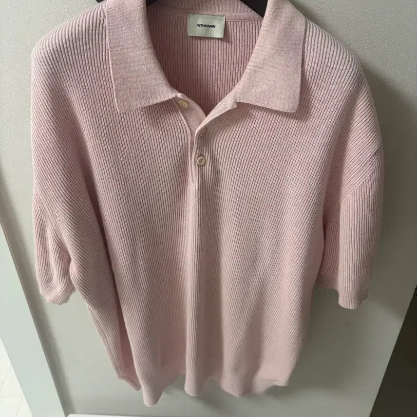 [BUNJANG] The Row Cotton Lip Half Knit Pink / 인더로우 코튼립 하프니트 핑크 3