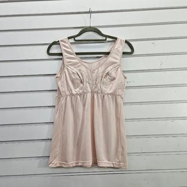 [BUNJANG] Lace Point Bra Running Top - Light Beige / 연베이지  레이스포인트 브라런닝 66/보물찾기천사
