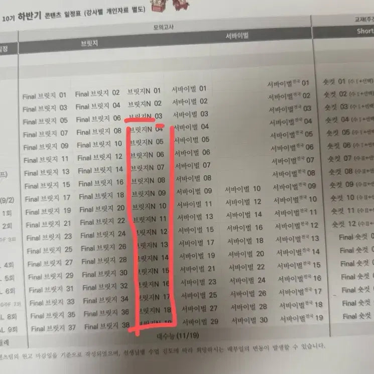 [BUNJANG] Sidae Injae N Jajong Exclusive Math Bridge / 시대인재 n 전용 수학 브릿지