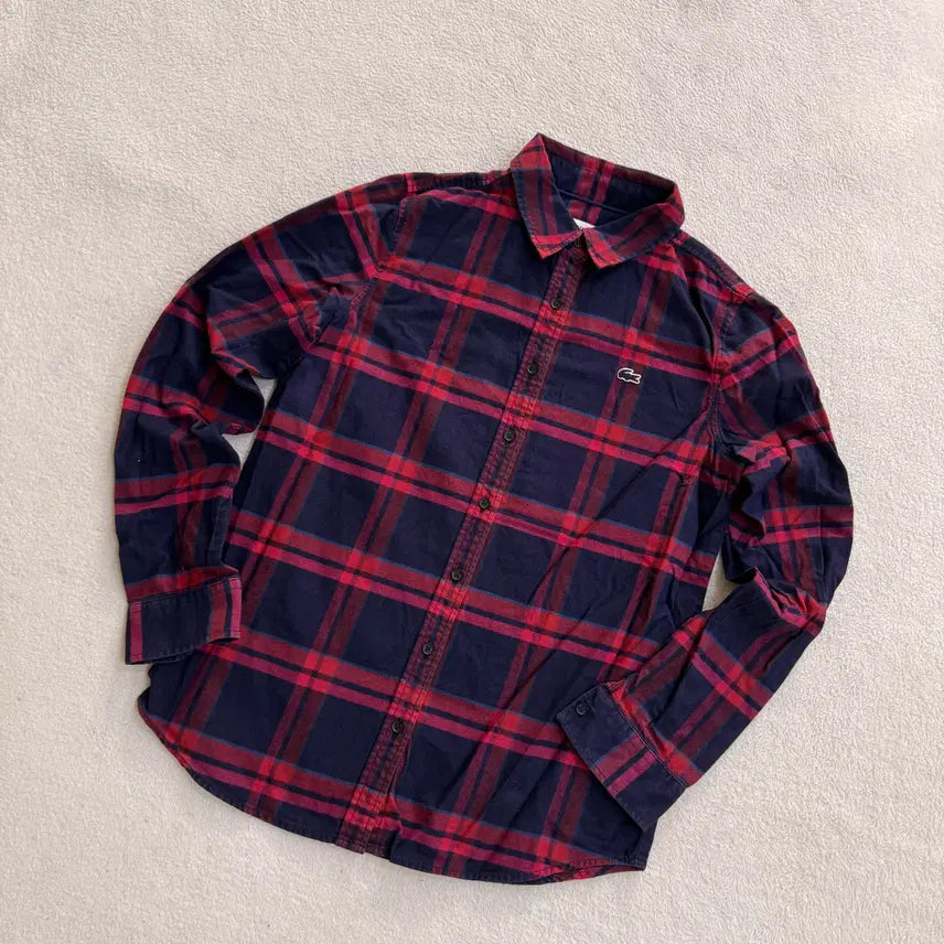 [BUNJANG] Lacoste Tartan Check Shirt / 34 라코스테 타탄 체크 셔츠 0720T1