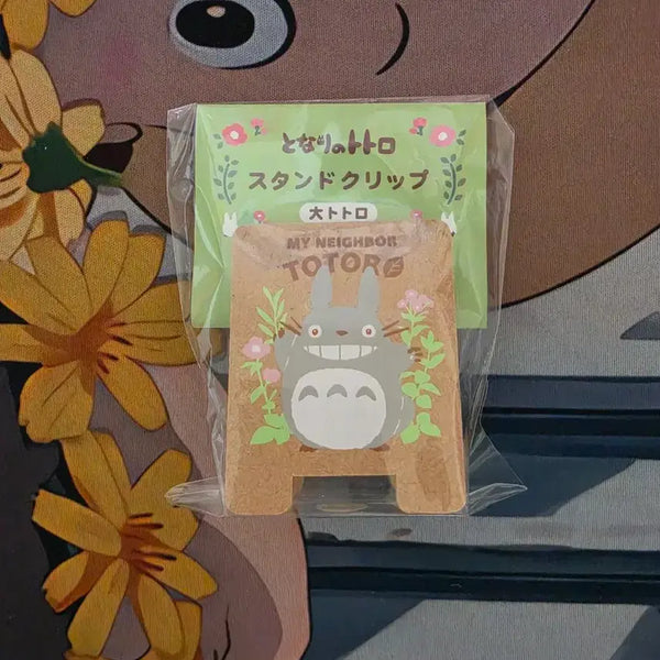 [BUNJANG] Ghibli Totoro Standing Sign Memo Card Holder / (정품)지브리 토토로 스탠딩 입간판 메모 명함 카드 집게