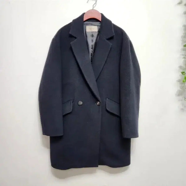 [BUNJANG] SJSJ Double Button Wool Coat / SJSJ 더블 버튼 모직  코트