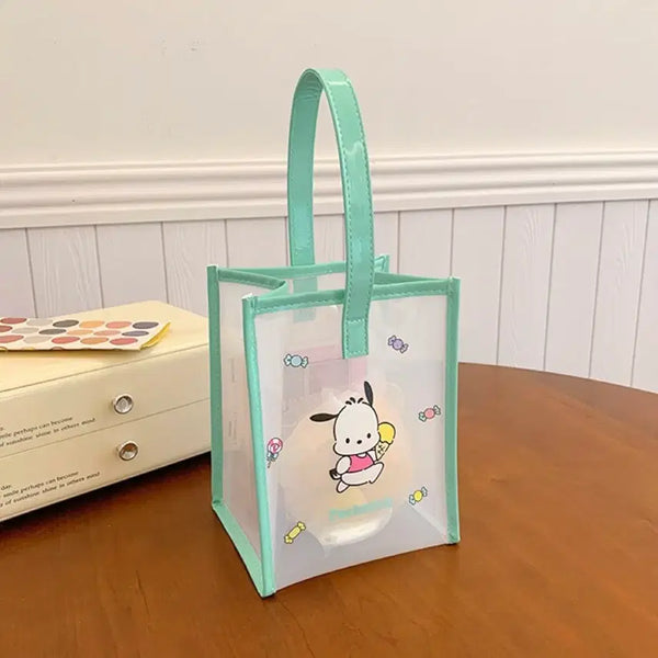 [BUNJANG] Sanrio Pochacco Translucent Beach Bag / (새상품) 산리오 포차코 반투명 비치백