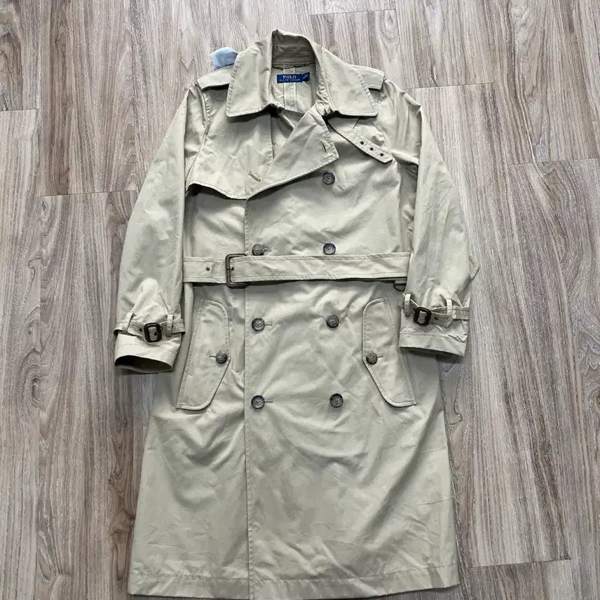 [BUNJANG] Polo Ralph Lauren Women's Double Breasted Trench Coat Beige / (새상품)폴로 랄프로렌 더블 브레스티드 트렌치코트 우먼스