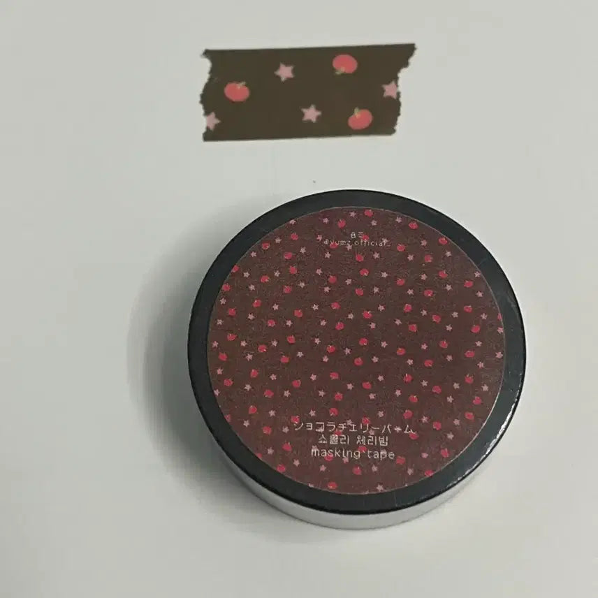 [BUNJANG] Chocolat Cherry Bomb Masking Tape / 쇼콜라체리밤마스킹테이프 마테