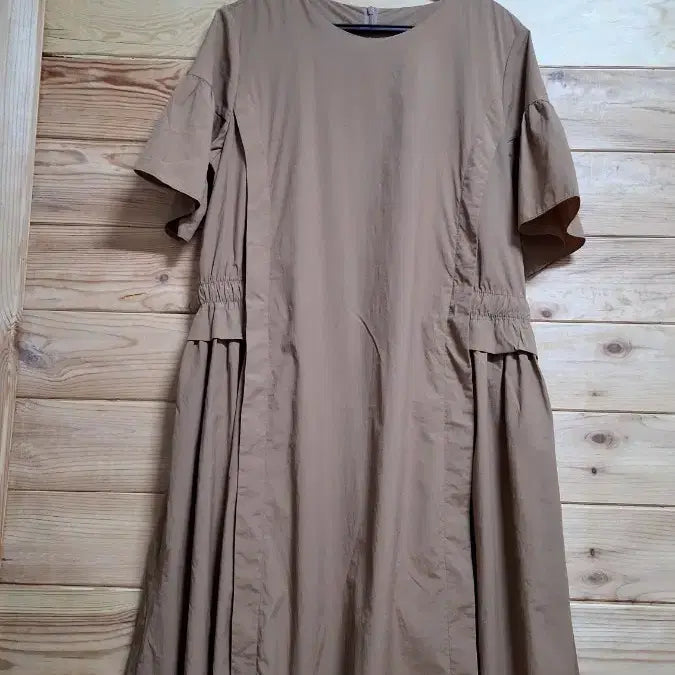 [BUNJANG] Crinkled Long Dress One-Piece / 바스락 롱 원피스