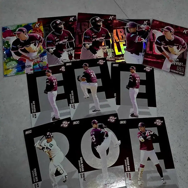 [BUNJANG] Kiwoom Heroes KBO 2026 Card Bundle Set / 키움 히어로즈 KBO 2026 카드 일괄 세븐일레븐