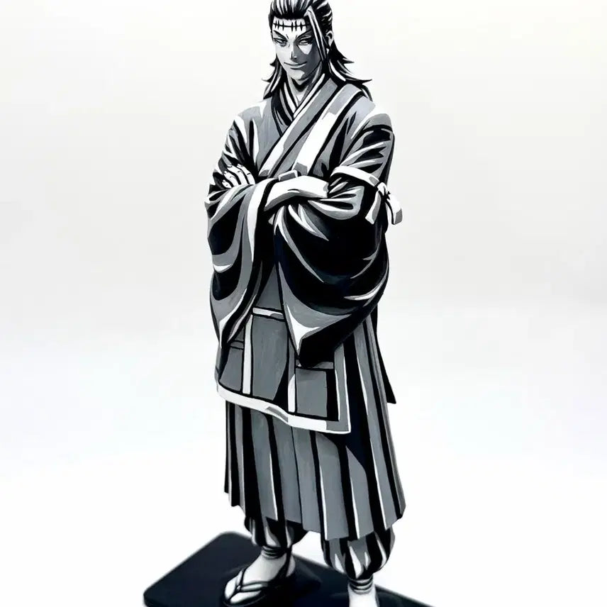 [BUNJANG] GRUCHILLA EDITION Geto Suguru Repainted Figure (Black & White) / 주술회전 켄자쿠 흑백 리페인팅