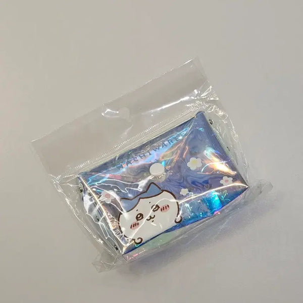 [BUNJANG] Chiikawa Hologram Pouch - Hachiwara (Sealed, Authentic) / 정품 미개봉) 먼작귀 치이카와 홀로그램 파우치 - 하치와레