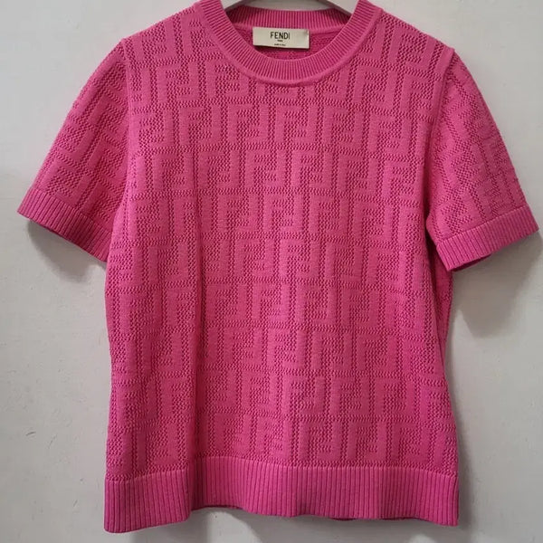 [BUNJANG] High-Quality Knit Short Sleeve T-Shirt / 고퀄 반팔 니트