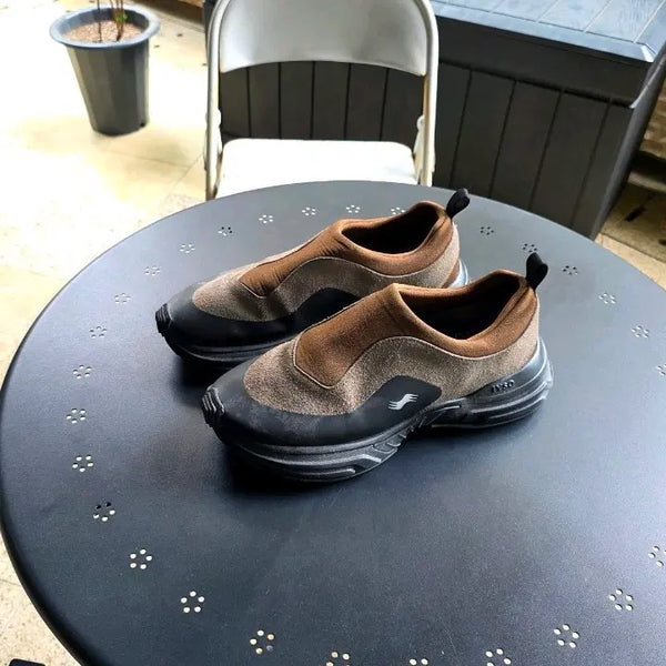 [BUNJANG] ISO METRI Brown Sneakers (Size 280) / 이소 와이목 브라운