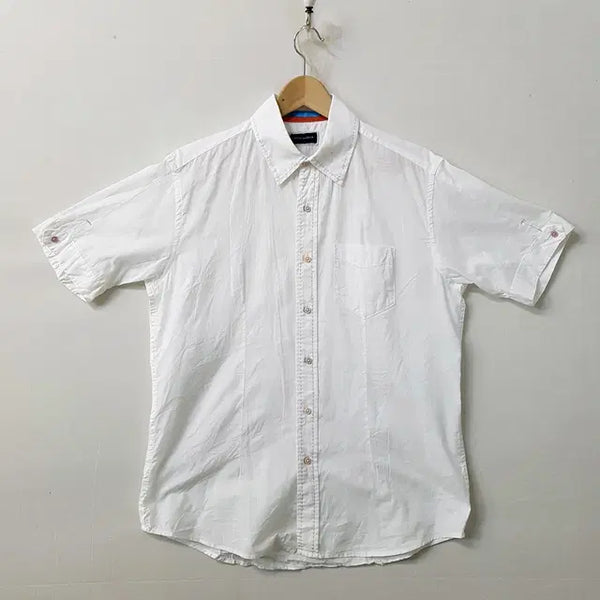 [BUNJANG] Navy Produce Linen Stitch Shirt / navy produce 린넨 스티치 셔츠