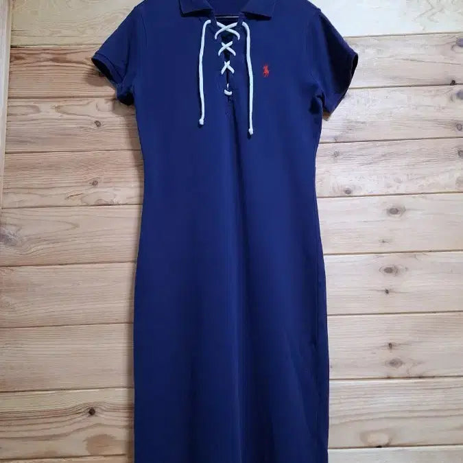 [BUNJANG] Polo Ralph Lauren Navy Long Dress / 폴로 랄프로렌 롱원피스