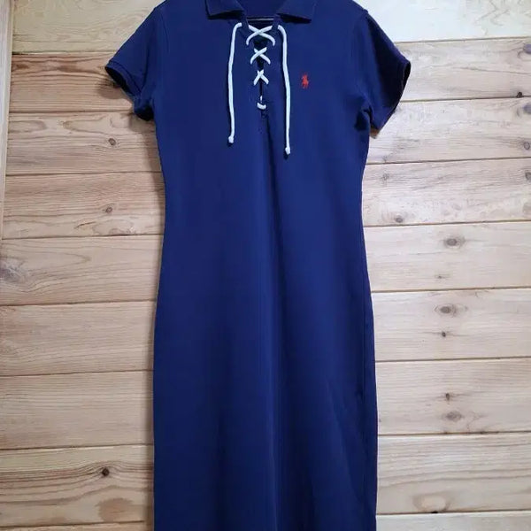 [BUNJANG] Polo Ralph Lauren Navy Long Dress / 폴로 랄프로렌 롱원피스